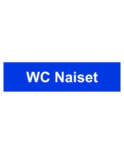 Wc naiset, Tarra, 400x100 mm