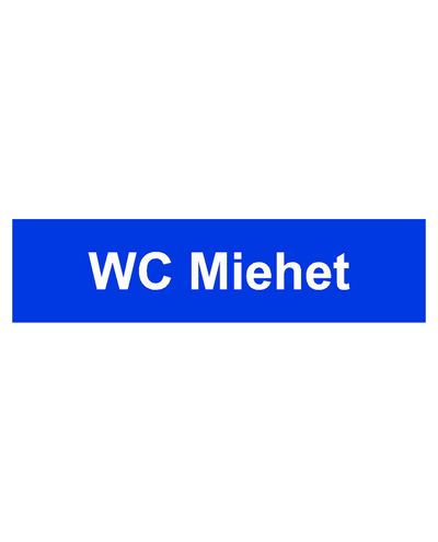 Wc miehet, Tarra, 400x100 mm