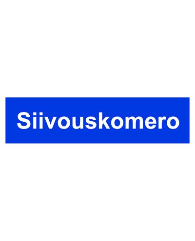 Siivouskomero, Tarra, 400x100 mm Siivouskomero, Tarra, 400x100 mm