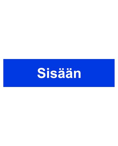 Sisään, Tarra, 400x100 mm Sisään, Tarra, 400x100 mm