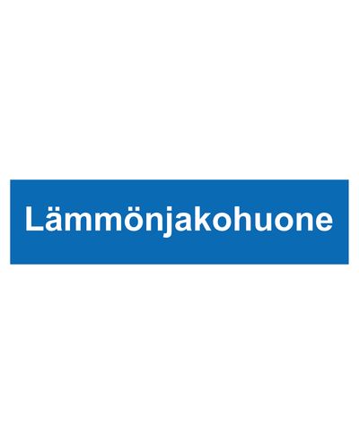 Lämmönjakohuone, Tarra, 400x100 mm