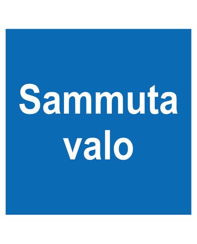 Sammuta valo, Tarra, 400x100 mm