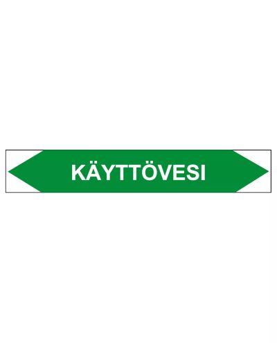 Käyttövesi, 250x40 mm