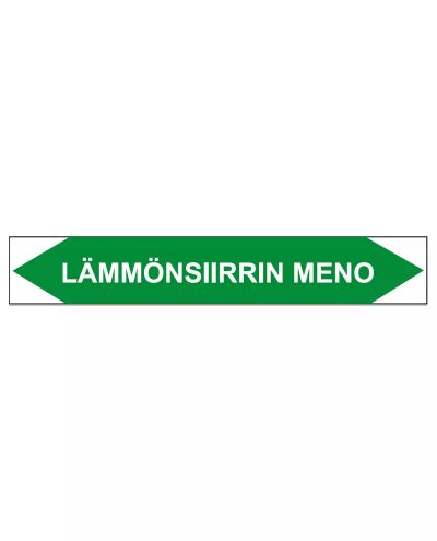 Lämmönsiirrin meno, 250x40 mm