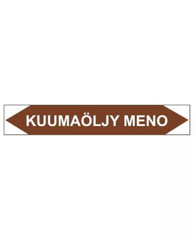 Kuumaöljy meno, 250x40 mm