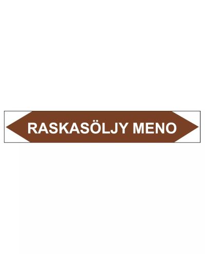 Raskasöljy meno, 250x40 mm