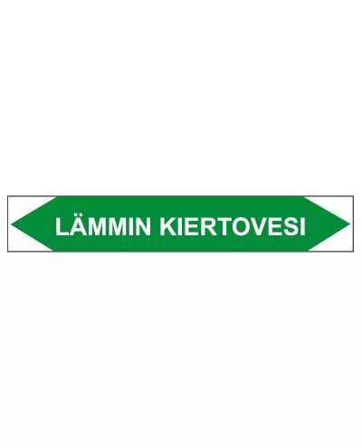 Lämmin kiertovesi, 250x40 mm