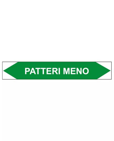 Patteri meno, 250x40 mm