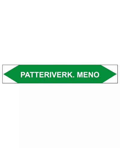 Patteriverk. Meno, 250x40 mm