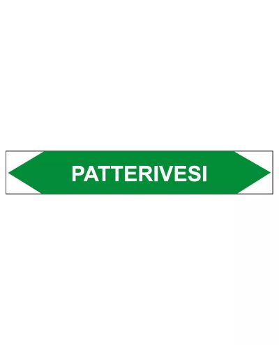 Patterivesi, 250x40 mm