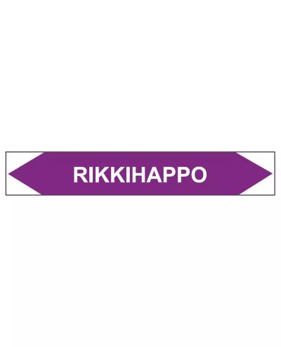 Rikkihappo, 160x25 mm