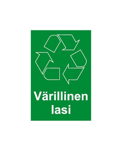 Värillinne lasi, Tarra, 200x300 mm