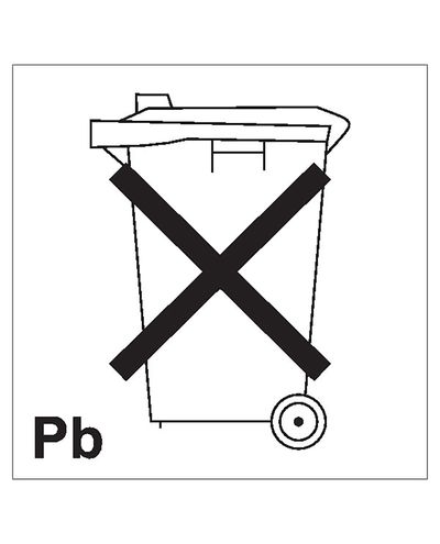 Pb, Muovi 1mm, 200x200 mm