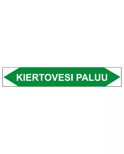 Kiertovesi paluu, 250x40 mm