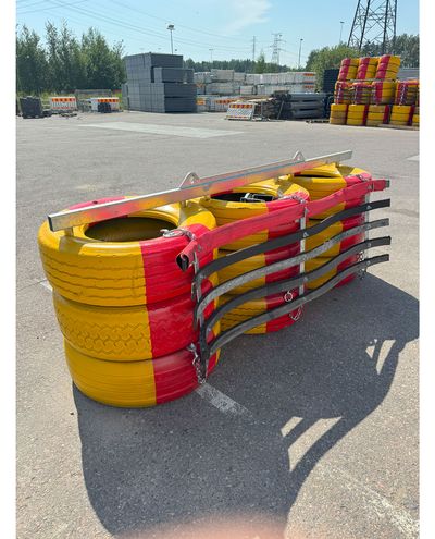 Rengasnippu 80km 3-sarja punainen/keltainen Rengasnippu 80km 3-sarja punainen/keltainen