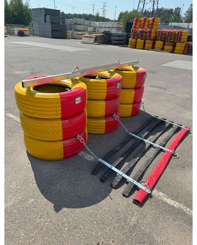 Rengasnippu 80km 3-sarja punainen/keltainen Rengasnippu 80km 3-sarja punainen/keltainen