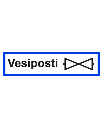 Vesiposti, Tarra, 400x100 mm