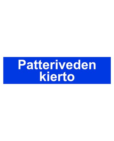 Patterivedenkierto, Tarra, 400x100 mm