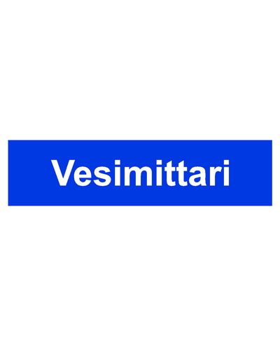 Vesimittari, Tarra, 400x100 mm