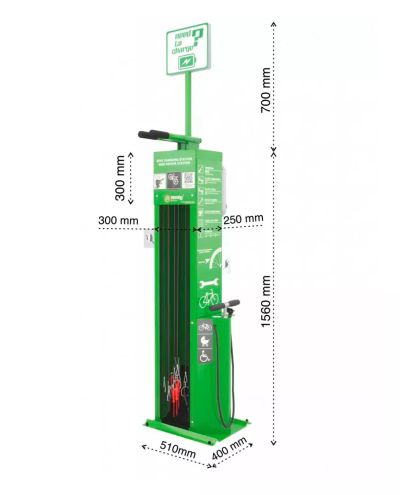 Huoltopiste / Sähköpyörän latauspiste iBOMBO E-PRS LV2