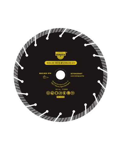 BCS 125x22.23 9Seg 38x2.4x10 (Betonille)