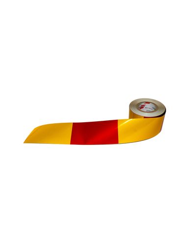 Huomioteippi pystyraita pun/kelt R1, 100mm