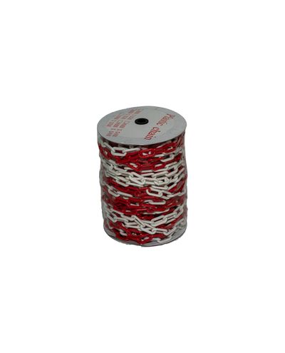 8 mm muoviketju (valko/puna) - 50m 8 mm muoviketju (valko/puna) - 50m