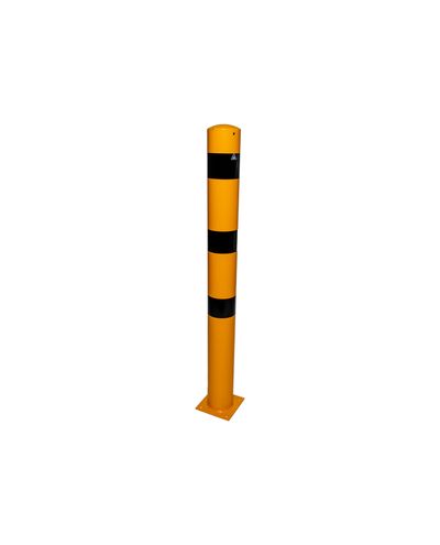 Törmäyspollari, kelt/must, Ø152mm / 1000mm