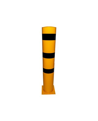 Törmäyspollari pultattava, Kelta/musta,  Ø273mm / 1500mm