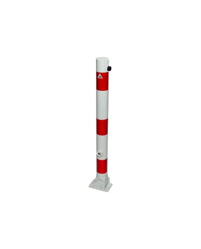 Pollari kaadettava, valko/punainen, 900mm / Ø 76 mm