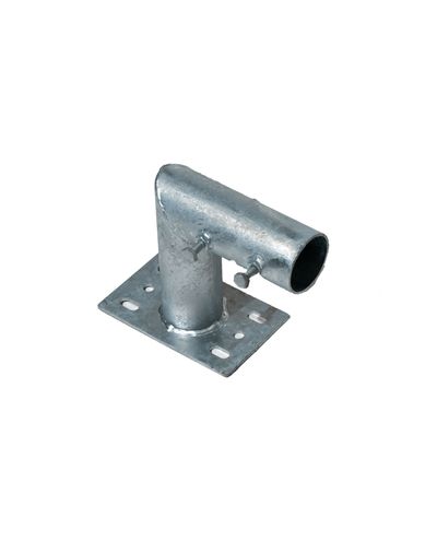 Laipallinen L-putkikulma 60 mm putkelle