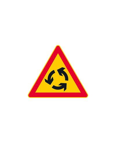 A24 Liikenneympyrä, alumiini (R2 kalvo / ELY-kiinnitys)