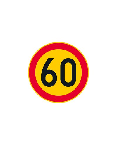 C32 Nopeusrajoitus 70, alumiini (R1 kalvo / ELY-kiinnitys)