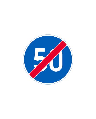 D11 Vähimmisnopeus Päättyy, alumiini (R1 kalvo / ELY-kiinnitys)