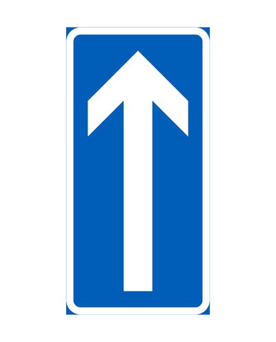 E14.1 Yksisuuntainen Tie, alumiini (R1 kalvo / ELY-kiinnitys)
