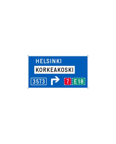 F10 Ajokaistan Yläpuolinen Viitta F10 Ajokaistan Yläpuolinen Viitta
