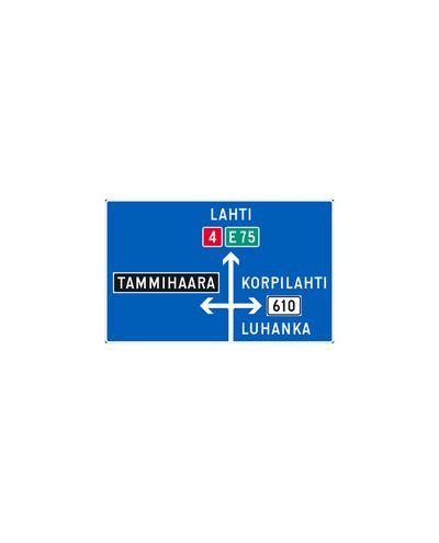 F1.1 Suunnistustaulu F1.1 Suunnistustaulu