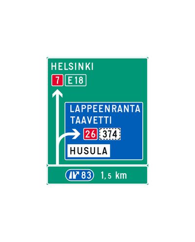 F1.3 Suunnistustaulu F1.3 Suunnistustaulu