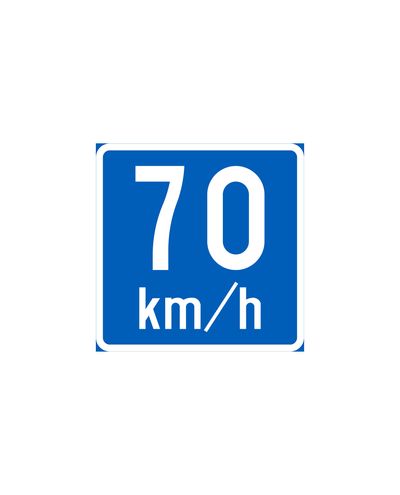 F25 Enimmäisnopeussuositus