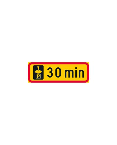 H19.1 Pysäköintiajan Alkamisen Osoittamisvelvollisuus, alumiini (R2 kalvo / ELY-kiinnitys)