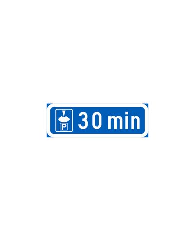H19.2 Pysäköintiajan Alkamisen Osoittamisvelvollisuus, alumiini (R2 kalvo / ELY-kiinnitys)