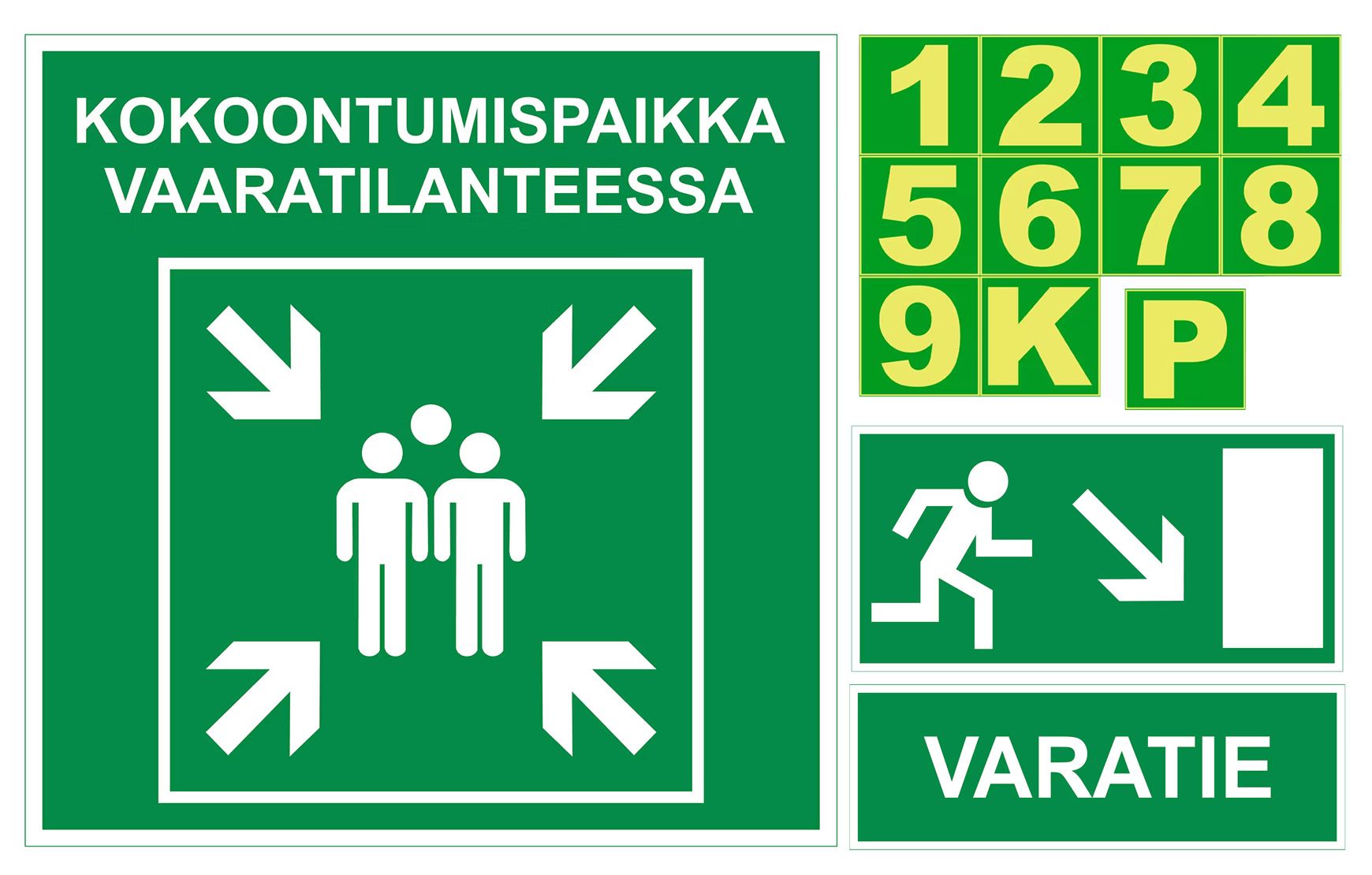 Poistumistieopasteet