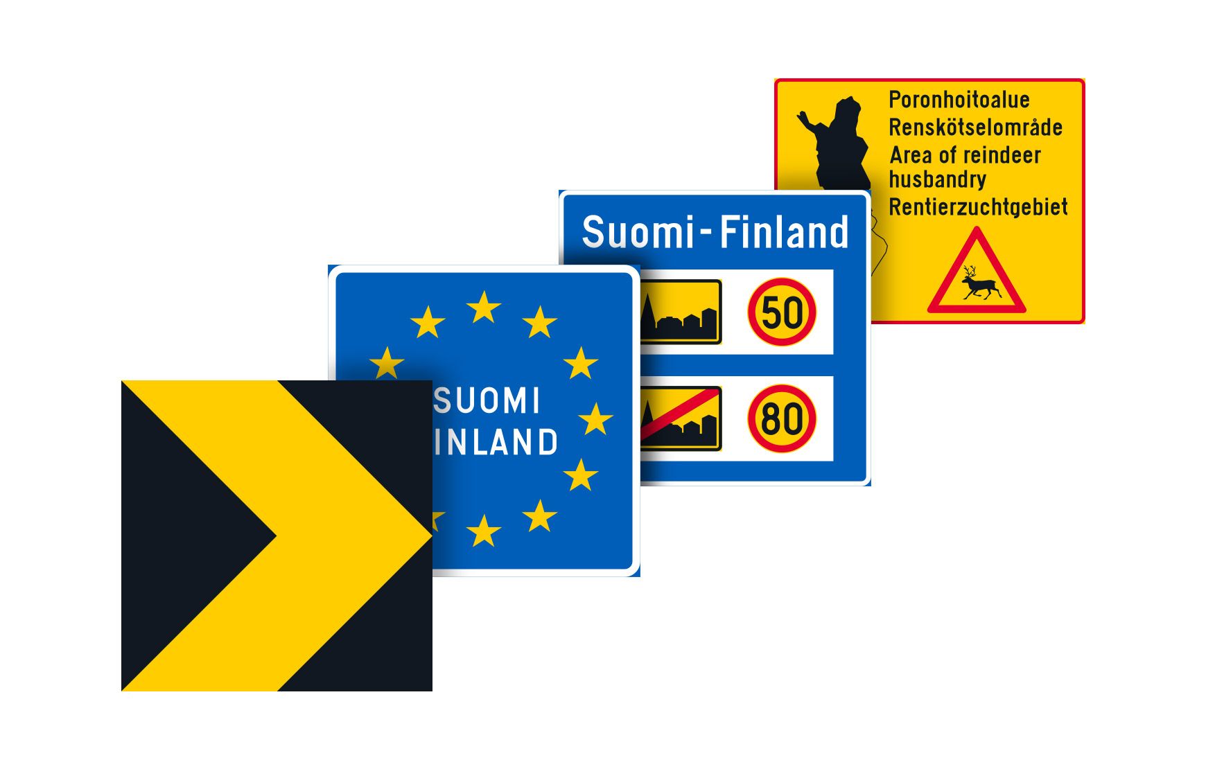 I, Muut liikenteenohjaukseen tarkoitetut merkit